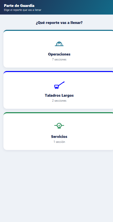 Parte de guardia móvil